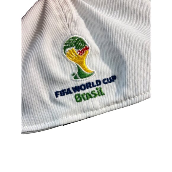 adidas 2014 FIFA World Cup Structured Flex Hat - White New S/M - Picture 6 of 7